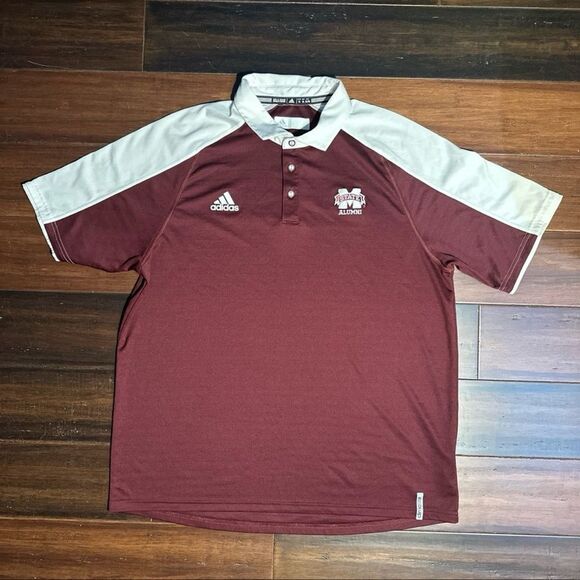 Adidas Mississippi State Alumni Polo Shirt - Picture 1 of 4